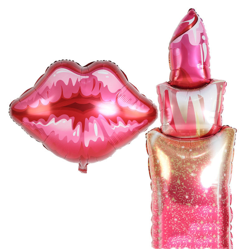 1Pc Wedding Love Lipstick Kiss Me Mylar Foil Balloons Bride To Be Party Decorations Kit Valentine'S Day Air Globos Mariage Toys