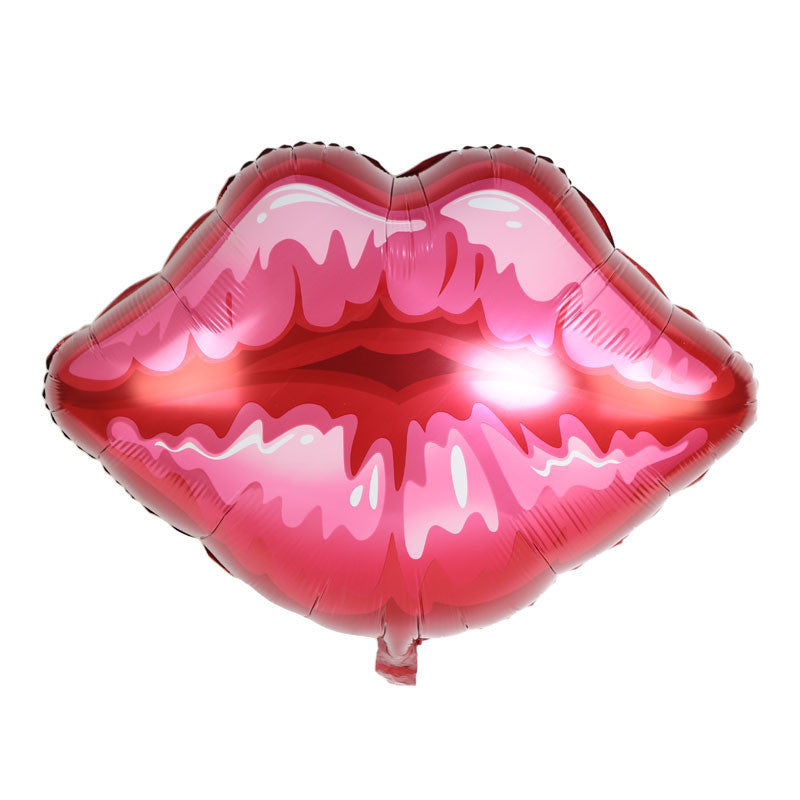 1Pc Wedding Love Lipstick Kiss Me Mylar Foil Balloons Bride To Be Party Decorations Kit Valentine'S Day Air Globos Mariage Toys